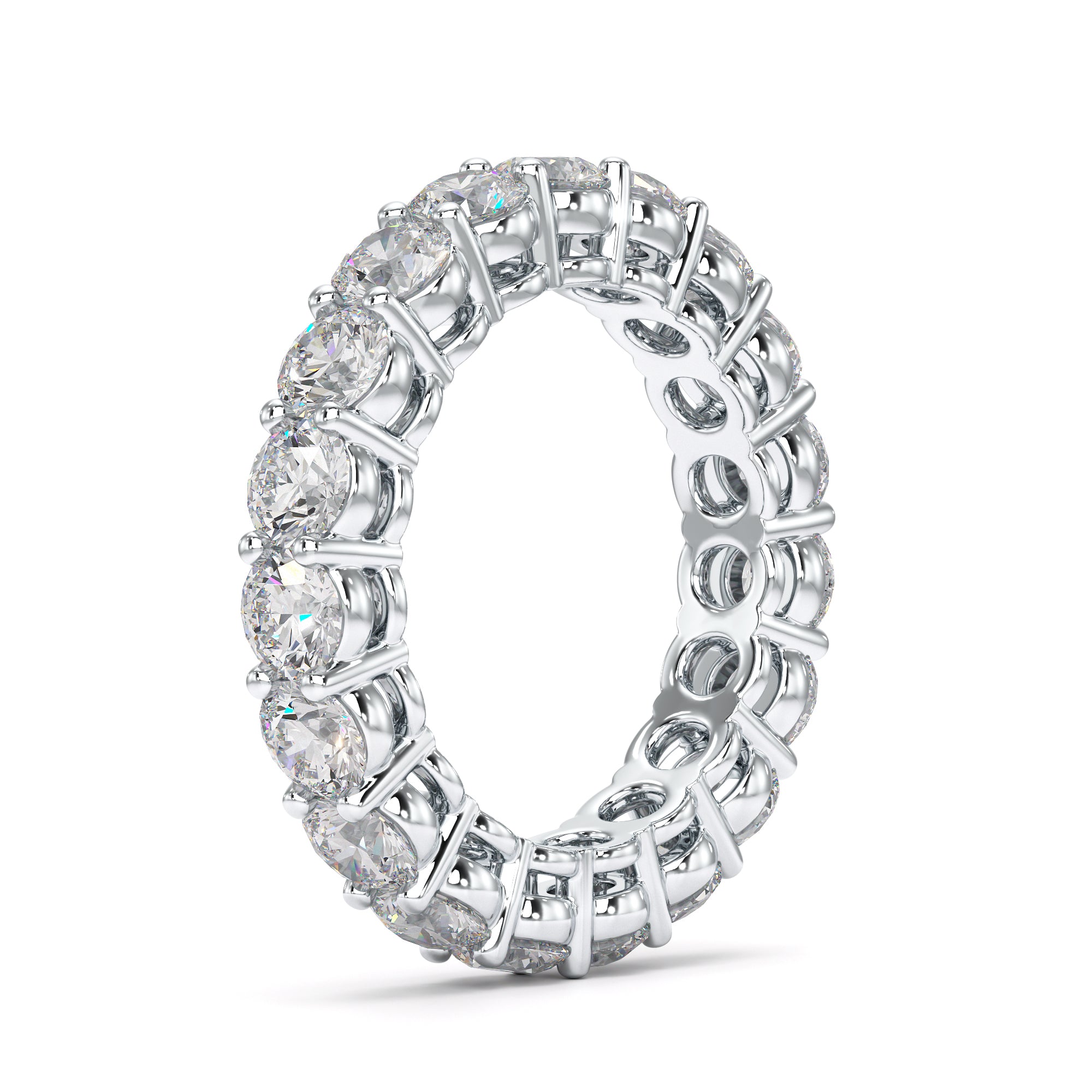 Eternity ring EF/VS lab-grown diamanter i 18k hvitt gull – Ballsy for Eternity